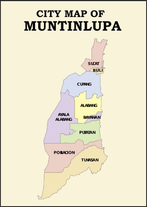 muntinlupa city map|Muntinlupa City Profile – PhilAtlas.